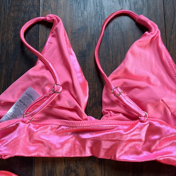 ASOS Mirror Shine Pink Bikini - Picture 8 of 10